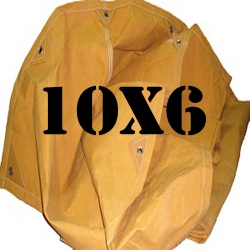 Lona Encerado Algodão 10x6 + ilhóses c/ 50cm